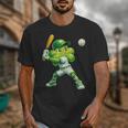 Shamrock Playing Baseball St Patricks Day Men Boys Kid Unisex T-Shirt Shamrock Playing Baseball St Patricks Day Men Boys Kid Unisex T-Shirt