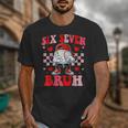 Six Seven 67 Bruh 6 7 Meme Baseball Ice Cream Drip Valentine Unisex T-Shirt Six Seven 67 Bruh 6 7 Meme Baseball Ice Cream Drip Valentine Unisex T-Shirt