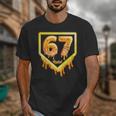 Six Seven 67 Meme Gen Alpha Slang Baseball 101 Unisex T-Shirt Six Seven 67 Meme Gen Alpha Slang Baseball 101 Unisex T-Shirt