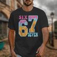 Six Seven Drip Baseball Player Number 67 Or 67th Birthday Unisex T-Shirt Six Seven Drip Baseball Player Number 67 Or 67th Birthday Unisex T-Shirt