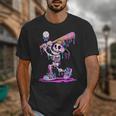 Skeleton Baseball Drip Boys Youth Kids Halloween Unisex T-Shirt Skeleton Baseball Drip Boys Youth Kids Halloween Unisex T-Shirt