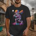 Skelton Playing Baseball Halloween Baseball Drip Boys Kids Unisex T-Shirt Skelton Playing Baseball Halloween Baseball Drip Boys Kids Unisex T-Shirt