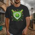 St Patrick Day Baseball Drip Ice Cream Boys Men Unisex T-Shirt