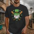 St Patricks Day Baseball Drip Ice Cream Baseball Home Plate Unisex T-Shirt St Patricks Day Baseball Drip Ice Cream Baseball Home Plate Unisex T-Shirt