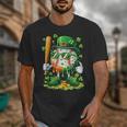 St Patricks Day Baseball Ice Cream Baseball Player Cartoon Unisex T-Shirt St Patricks Day Baseball Ice Cream Baseball Player Cartoon Unisex T-Shirt