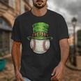 St Patricks Day Baseball Player Leprechaun Hat Men Boys Kids Unisex T-Shirt St Patricks Day Baseball Player Leprechaun Hat Men Boys Kids Unisex T-Shirt