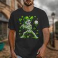 St Patricks Day Baseball Skeleton Irish Leprechaun Hat Boys Unisex T-Shirt