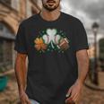 St Patricks Day Shamrock Sports Baseball Basketball Football Unisex T-Shirt St Patricks Day Shamrock Sports Baseball Basketball Football Unisex T-Shirt