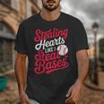Stealing Hearts Like I Steal Bases Cute Baseball Boys Unisex T-Shirt Stealing Hearts Like I Steal Bases Cute Baseball Boys Unisex T-Shirt