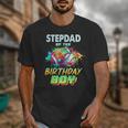 Stepdad Of The Birthday Boy Baseball Football Colorful Unisex T-Shirt Stepdad Of The Birthday Boy Baseball Football Colorful Unisex T-Shirt