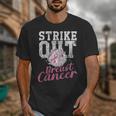Strike Out Breast Cancer Baseball Warrior Unisex T-Shirt Strike Out Breast Cancer Baseball Warrior Unisex T-Shirt