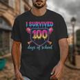 I Survived 100 Days Of School Baseball 100th Day Kids Girls Unisex T-Shirt I Survived 100 Days Of School Baseball 100th Day Kids Girls Unisex T-Shirt