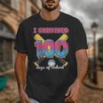 I Survived 100 Days Of School Baseball Cream Drip Boys Unisex T-Shirt I Survived 100 Days Of School Baseball Cream Drip Boys Unisex T-Shirt