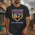 I Survived 67 Days Of School Baseball Trend For Boys Girls Unisex T-Shirt