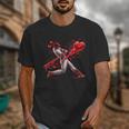 Valentine Baseball Player Drip Unisex T-Shirt Valentine Baseball Player Drip Unisex T-Shirt