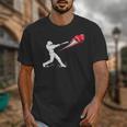 Valentines Day Baseball Batter Silhouette Heart Unisex T-Shirt Valentines Day Baseball Batter Silhouette Heart Unisex T-Shirt