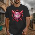 Valentines Day Baseball Boys Ice Cream Drip Heart Youth Kids Unisex T-Shirt Valentines Day Baseball Boys Ice Cream Drip Heart Youth Kids Unisex T-Shirt