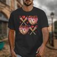 Valentines Day Drip Heart Baseball XOXO Boys Kids Men Sport Unisex T-Shirt Valentines Day Drip Heart Baseball XOXO Boys Kids Men Sport Unisex T-Shirt