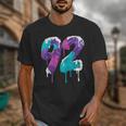 Vintage Baseball 92 Number Unisex T-Shirt