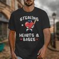 Women's Valentines Day Baseball Stealing Hearts Bases Boys Kids Men Unisex T-Shirt Women's Valentines Day Baseball Stealing Hearts Bases Boys Kids Men Unisex T-Shirt