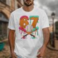 67 Ice Cream Drip Baseball Number 67 Player 67th Birthday Unisex T-Shirt 67 Ice Cream Drip Baseball Number 67 Player 67th Birthday Unisex T-Shirt