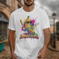 Baseball Banana Splatter Sports Kids Teens Premium Tri-Blend Unisex T-Shirt