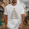 Baseball Christmas Tree Light Xmas Tees Boys Kids Men Unisex T-Shirt
