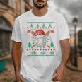 Baseball Christmas Ugly Sweater Santa Sport Men Kids Unisex T-Shirt