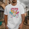 Baseball Drip 6 7 Number 67 Six Seven Meme Boys Kids Unisex T-Shirt Baseball Drip 6 7 Number 67 Six Seven Meme Boys Kids Unisex T-Shirt