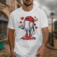 Baseball Ice Cream Drip Valentines Day Sports For Kids Boys Unisex T-Shirt Baseball Ice Cream Drip Valentines Day Sports For Kids Boys Unisex T-Shirt