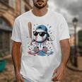 Baseball Lifestyle Apparel Youth Baseball Ice Cream Drip Unisex T-Shirt Baseball Lifestyle Apparel Youth Baseball Ice Cream Drip Unisex T-Shirt