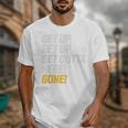 Baseball Player Get Up Get Outta Here Gone Home Run Unisex T-Shirt