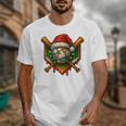 Baseball Xmas Christmas Baseball Ice Cream Drip Boys Unisex T-Shirt