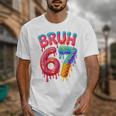 Bruh 67 Baseball Drip Number 67 Player 67th Birthday Unisex T-Shirt