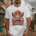 Chinese New Year 2026 Fire Horse Celebration Raglan Baseball Tee Unisex T-Shirt
