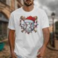 Christmas Baseball Santa Hat For Baseball Players Fans Unisex T-Shirt Christmas Baseball Santa Hat For Baseball Players Fans Unisex T-Shirt