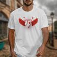 Cute Baseball &Cupid Wings Happy Valentines Boys Men Unisex T-Shirt Cute Baseball &Cupid Wings Happy Valentines Boys Men Unisex T-Shirt