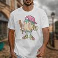 Cute Baseball Ice Cream Drip For Girls & Boys 2 Sides Unisex T-Shirt