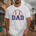 Dad Of Rookie 1st Birthday Baseball Boy Family Matching Unisex T-Shirt