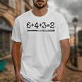 Double Play 6 4 3 2 Vintage Baseball Math Softball Player Premium Tri-Blend Unisex T-Shirt