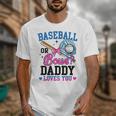 Gender Reveal Baseball Or Bows Daddy Loves You Unisex T-Shirt Gender Reveal Baseball Or Bows Daddy Loves You Unisex T-Shirt