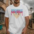 Ice Cream Baseball Cone Dripping Sprinkles Kids Boys Summer Premium Tri-Blend Unisex T-Shirt