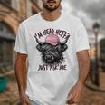 I'm Head Heffa Just Ask Me Bossy Highland Cow Baseball Cap Unisex T-Shirt