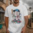 Melting Slime Sprinkle Baseball Mascot With Bat Unisex T-Shirt Melting Slime Sprinkle Baseball Mascot With Bat Unisex T-Shirt