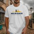 Milwaukee Baseball Minimalist City Skyline Baseball Lover Unisex T-Shirt Milwaukee Baseball Minimalist City Skyline Baseball Lover Unisex T-Shirt
