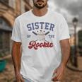 Sister Of Rookie 1st Birthday Baseball Boy Family Matching Unisex T-Shirt