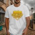 Strike Out Childhood Cancer Boys Baseball Drip Gold Ribbon Unisex T-Shirt