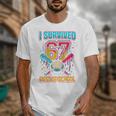 I Survived 67 Days Of School Baseball Drip Six Seven Meme Unisex T-Shirt