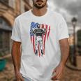 US Flag Baseball Player Batter Sport Lover Team Coach Family Unisex T-Shirt US Flag Baseball Player Batter Sport Lover Team Coach Family Unisex T-Shirt