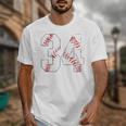 Vintage Distressed Baseball Number 34 Jersey Player Uniform Unisex T-Shirt